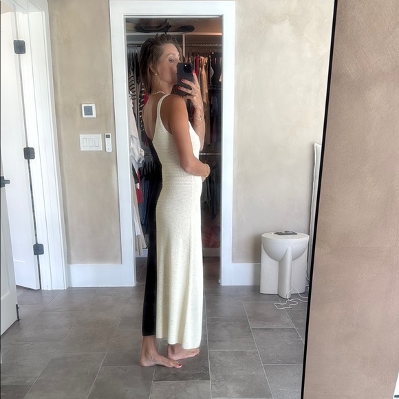 Zimmerman Two Toned Crochet Cotton Midi Dress - Picture 5 of 6